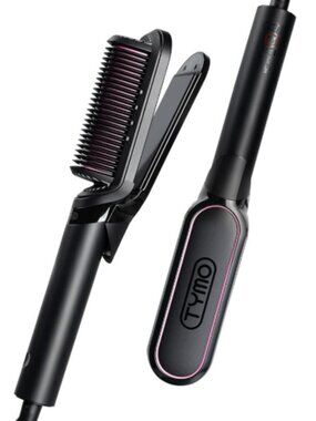 NEW IN BOX Hair Straightener Brush and Flat Iron